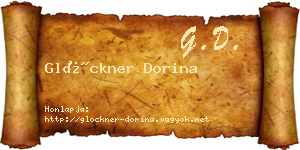 Glöckner Dorina névjegykártya