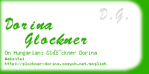 dorina glockner business card